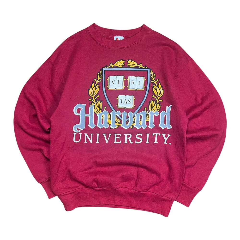 Vintage Harvard University Collegiate Crewneck Sweatshirt - L